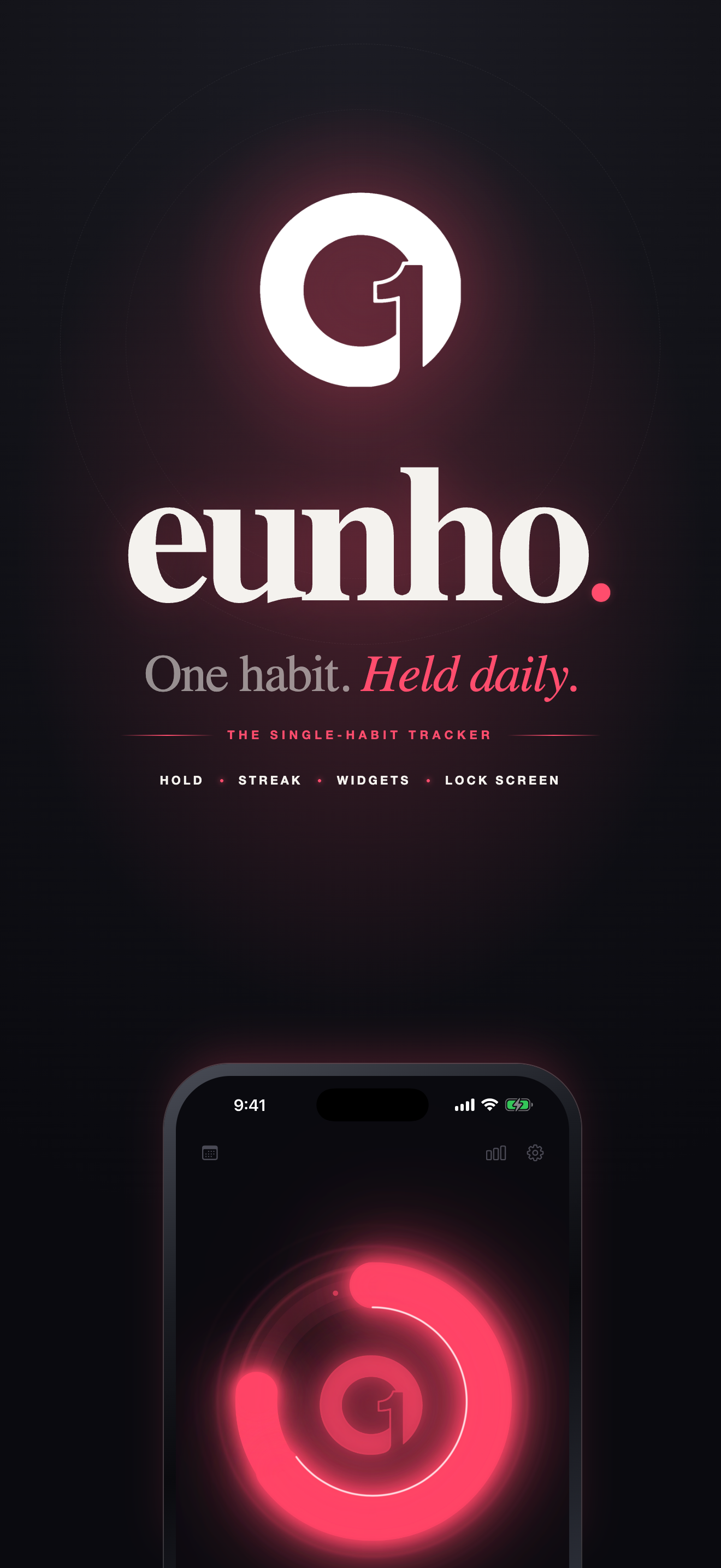 eunho intro: hold the ring to check in for the day