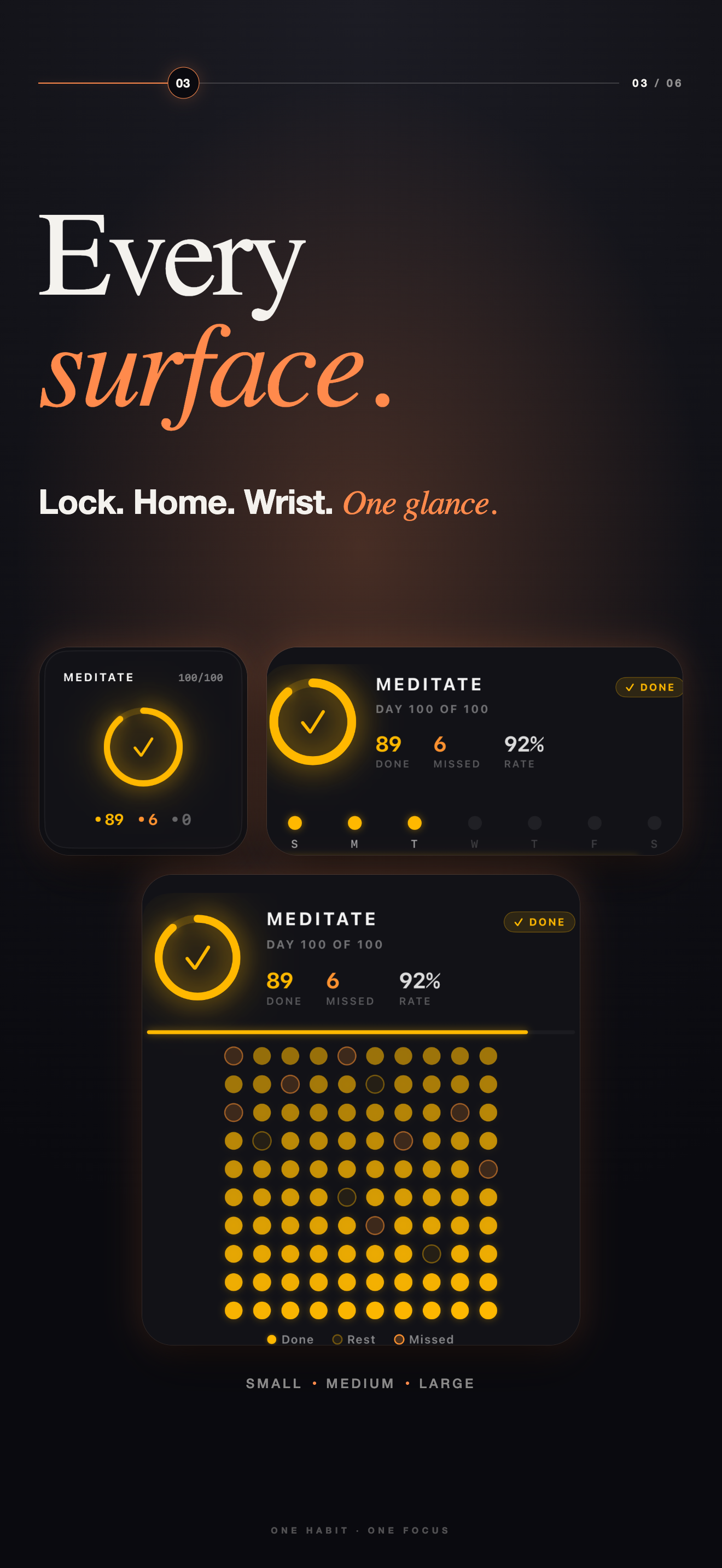 Lock Screen, Home Screen, and StandBy widgets
